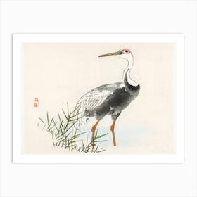 Crane, Kōno Bairei Art Print