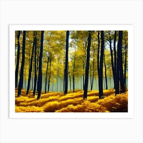 Autumn Forest 56 Art Print