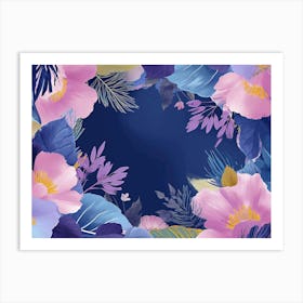 Floral Background 1 Art Print