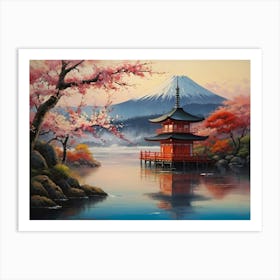 Japanese Pagoda Art Print