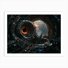 Default Black Hole Sucking In Arcain Style Ultra Detailed Ultr 1 Art Print