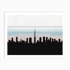 Skyline of Tokyo Art Print