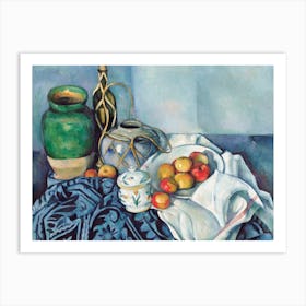 Still Life With Apples, Paul Cézanne Art Print