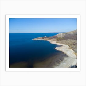 Volga River Art Prints, Russia, Samara Region, Zhiguli Mountains, reflection of the Molodetsky Kurgan Mountain on the Volga Art Print