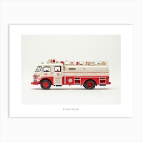 Toy Car Fire Truck Poster Art Print