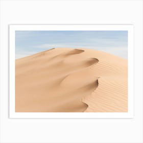 Sand Dunes of Erg Admer in Algeria Art Print