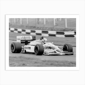 British Racing Driver Nigel Mansell, 1986 Art Print