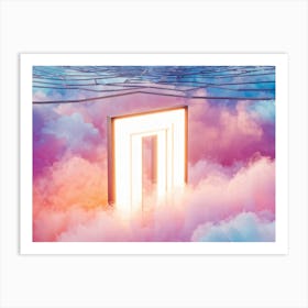 Door In The Clouds 1 Art Print