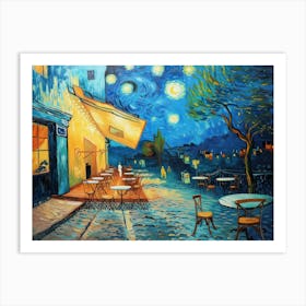 Contemporary Artwork Inspired By Vincent Van Gogh 6 Art Print