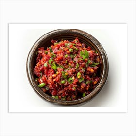 Red Pepper Salsa Art Print