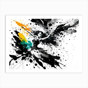 Splatter Painting 19 Art Print