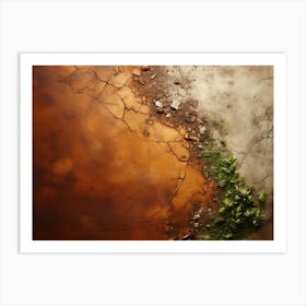 Cracks In The Wall Art Print