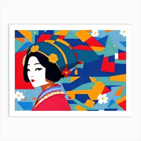 Geisha 58 Art Print