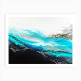 Wave Crashing Art Print