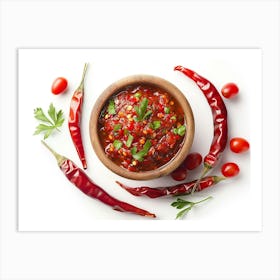 Red Chili Sauce 1 Art Print