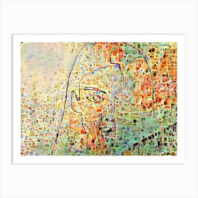 Abstract Of A Woman 1 Art Print