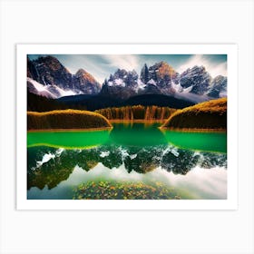 Reflection In A Lake Art Print