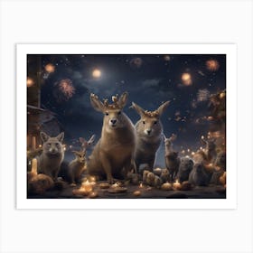 Christmas Ad Art Print