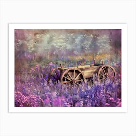 Lavender Field 26 Art Print