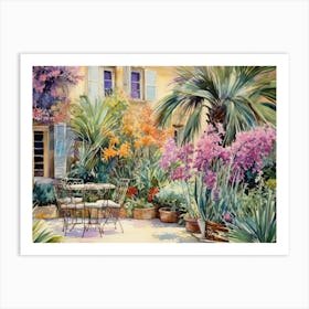 Garden In France Art Print