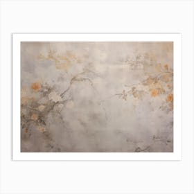 Vintage Autumn Textile Art Print