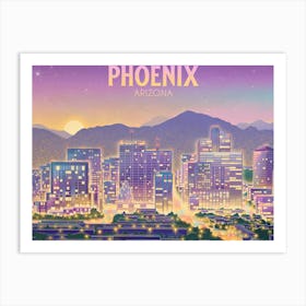 Phoenix Arizona Art Print