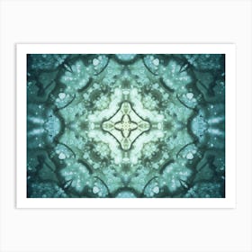 Blue Watercolor Pattern Art Print