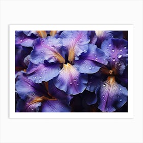 Purple Iris 4 Art Print