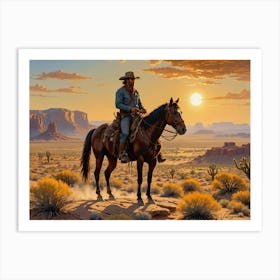 Wild West 6 40x30in 12000x9000px 45 Art Print