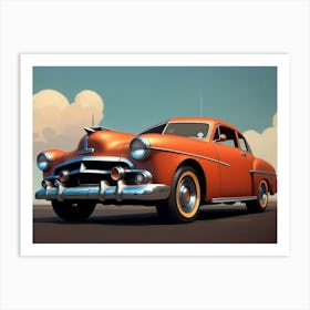 Super Vintage American Auto Art Print