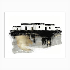 House On Stilts Art Print