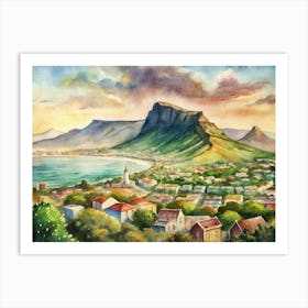 Cape Town Art Print