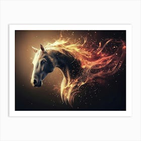 Fire Horse 2 Art Print