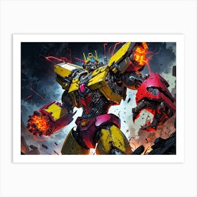 Transformers Prime 3 Art Print