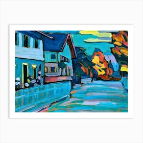 Wassily Kandinsky House On The Street 1 Art Print