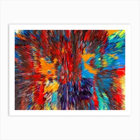 Acrylic Extruded Painting 253 Art Print