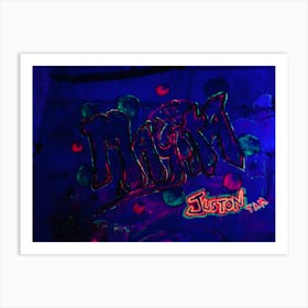 Graffiti On A Wall Art Print