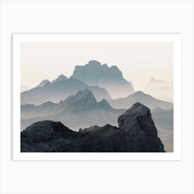 Rocky Mountain Scenery Art Print