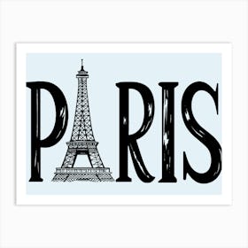 Paris Eiffel Tower Art Print