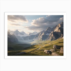 Rocky Mountain Valley Art Print