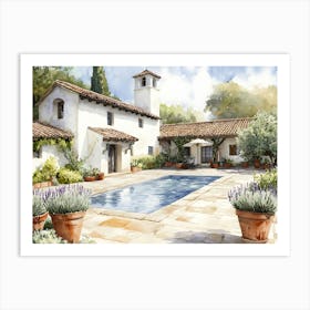 Spanish Winery 3 Art Print