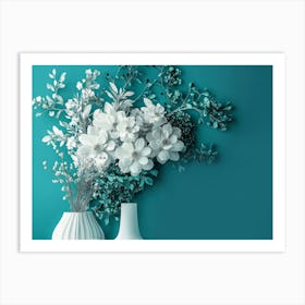 Flowers In A Vase 4 Art Print