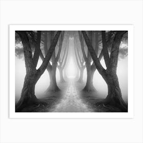 Path Through The Trees 2 Art Print