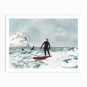 Cold Surf Art Print
