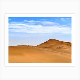 Sand Dunes In The Namib Desert, Namibia (African Series) Art Print