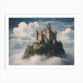 Castle In The Clouds 2 Art Print