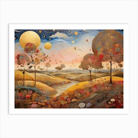 Autumn Landscape 4 Art Print