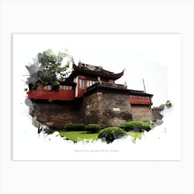 Dajing Pavilion, Shanghai Old City, Shanghai Art Print