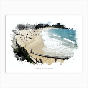 Coogee Beach, Sydney, New South Wales Art Print