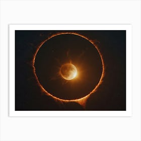 Eclipse - Eclipse Stock Videos & Royalty-Free Footage 4 Art Print